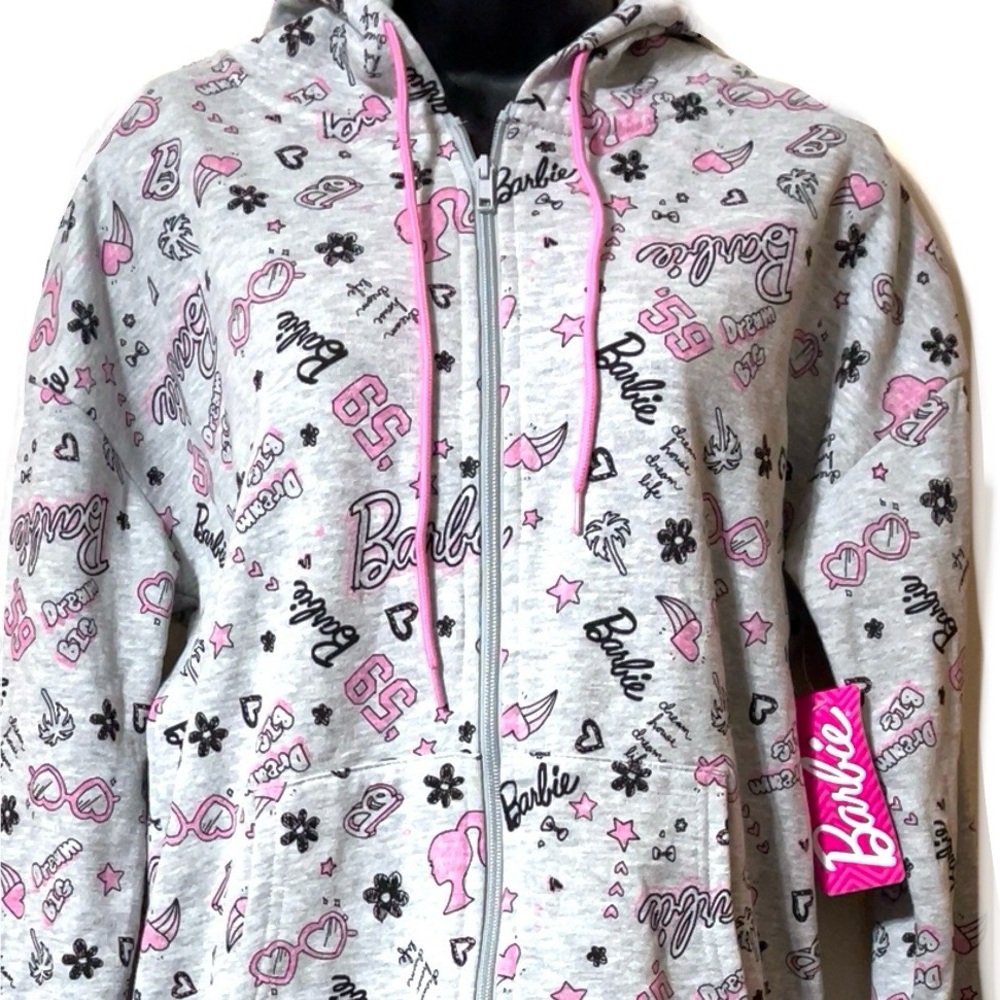 🆕🌺BARBIE All Over Print Hoodie🌺 - Picture 4 of 8